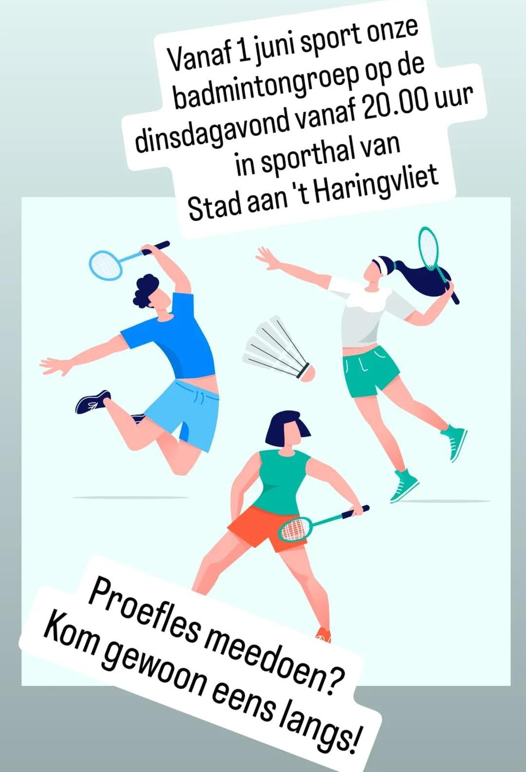 Verhuizing Badminton