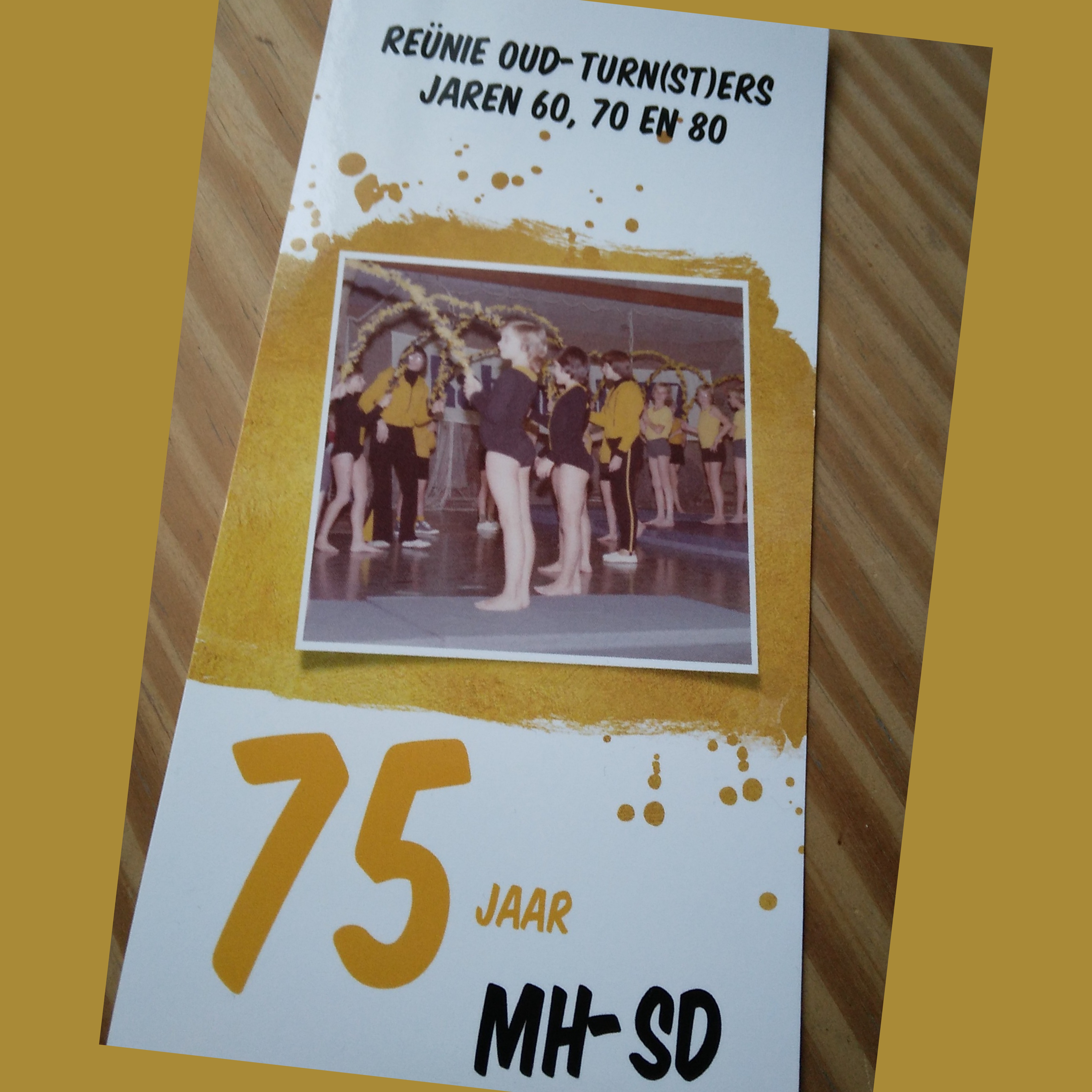 uitnodiging reünie oud-leden MH-SD